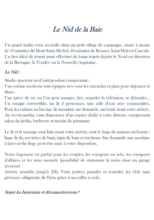 CrollonLe Nid De La Baie公寓 外观 照片